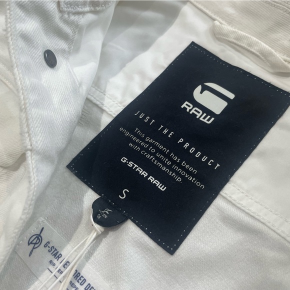 NWT G-Star Womens white jean jacket - small - Picture 2 of 4